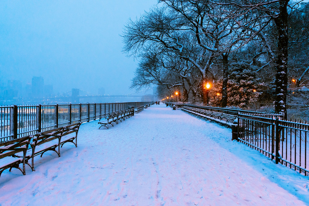 nyc fevrier neige