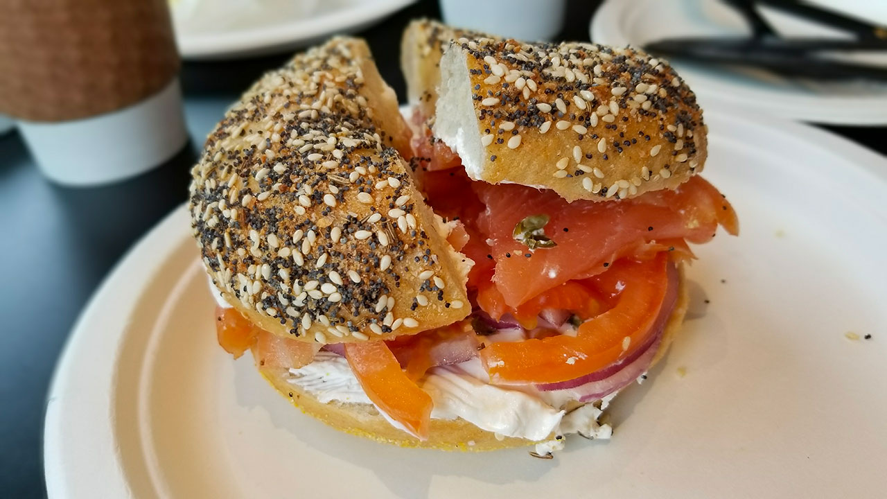 Bagel New York city,
Credit Photo Paul Brighton via Shutterstock