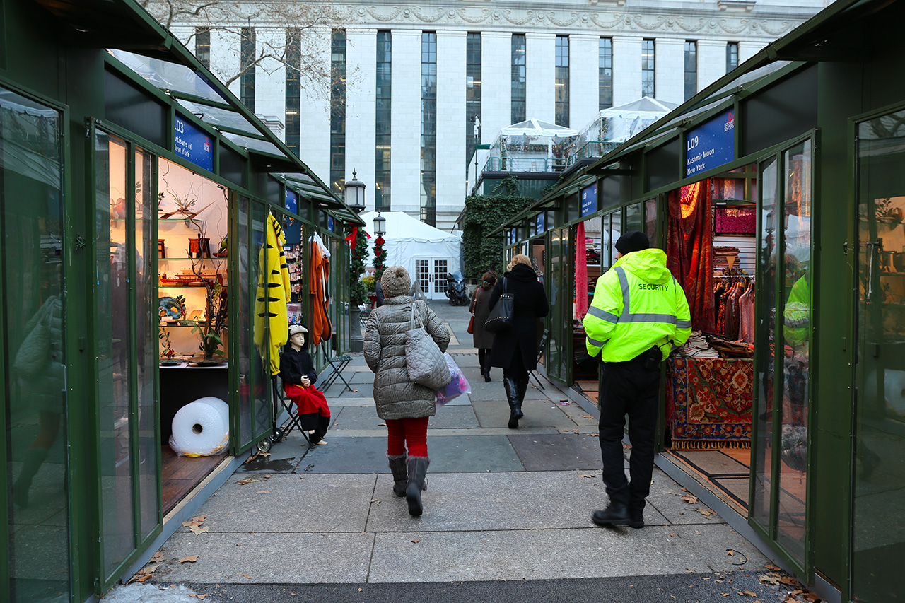 Bryant Park marche noel,
Credit Photo Mak Male via Flickr