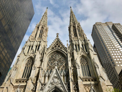 cathedral saint patrick new york facade exterieure