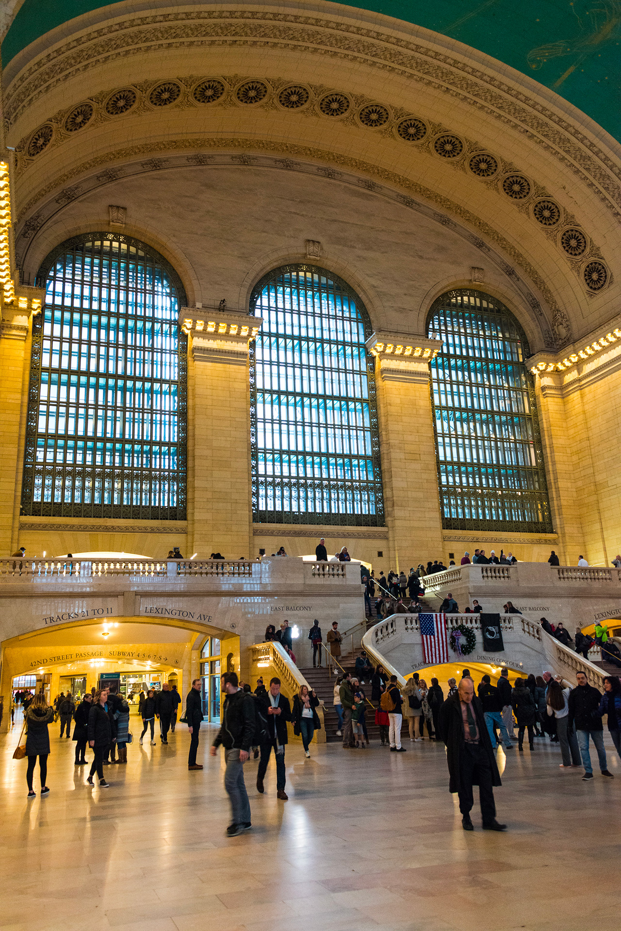 Grand Central Terminal fenêtres arc,
Credit Photo MikePScott via Flickr