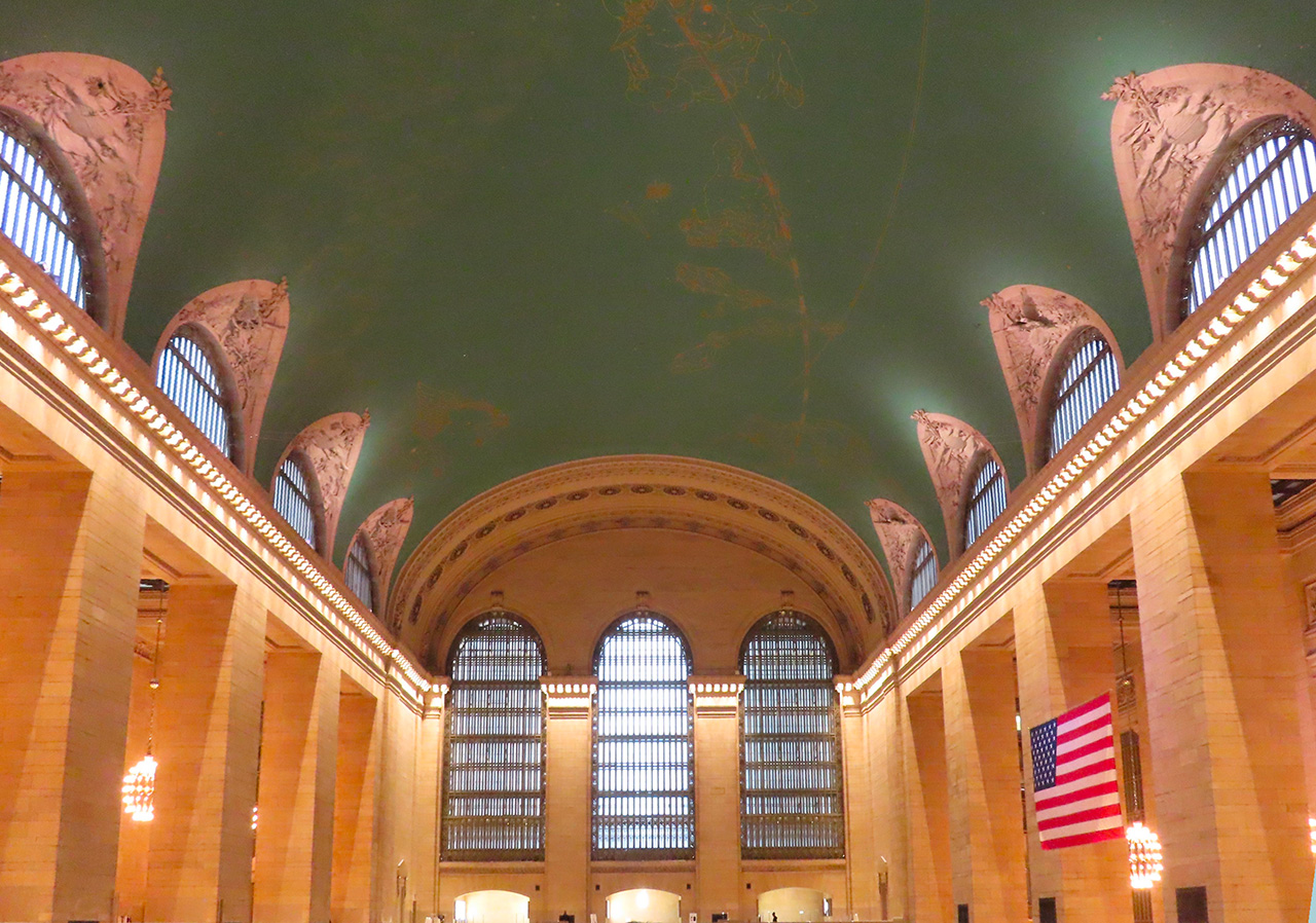 Grand Central Terminal plafond,
Credit Photo Steve Knight via Flickr