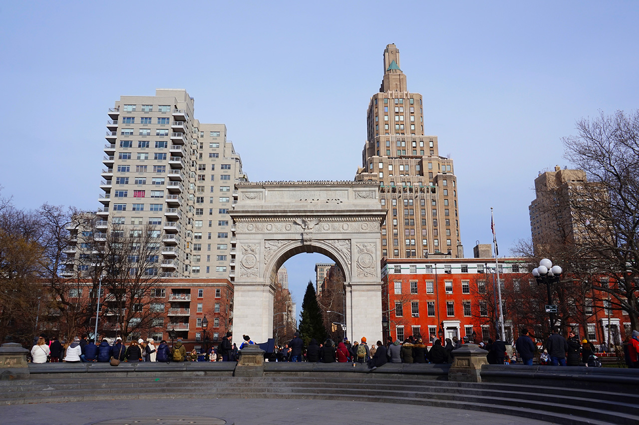 Washington Square Park and arch nyc,
Credit Photo Matt Kieffer via Flickr