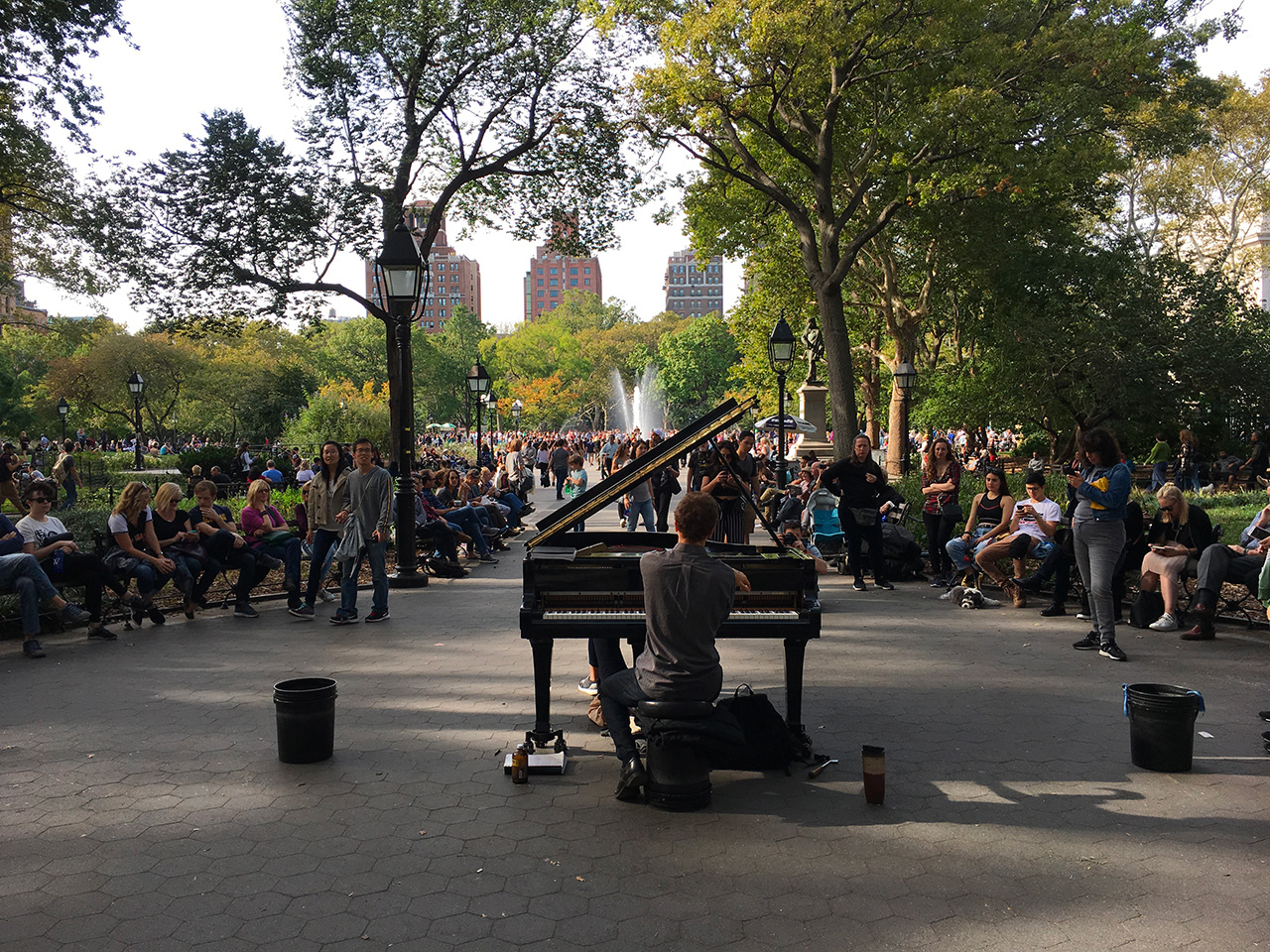 Washington Square Park animation piano,
Credit Photo Olivier Bruchez via Flickr