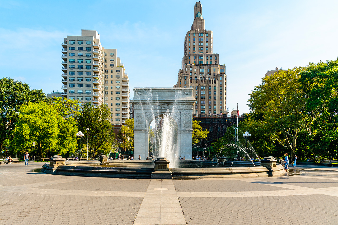 Washington Square Park arc,
Credit Photo Domenico Convertini via Flickr