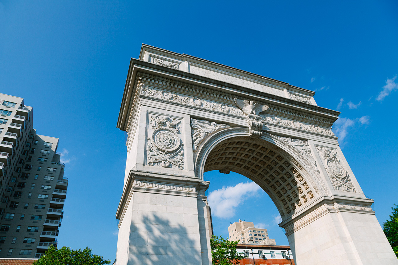 Washington Square Park arch nyc,
Credit Photo Addictive Stock via Envato