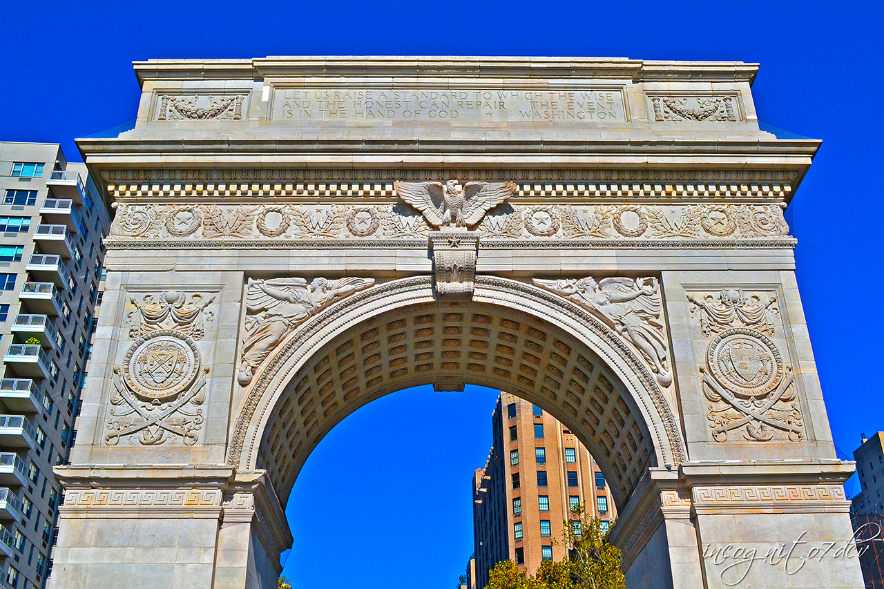 Washington Square Park New York arch,
Credit Photo incognito7nyc via Flickr