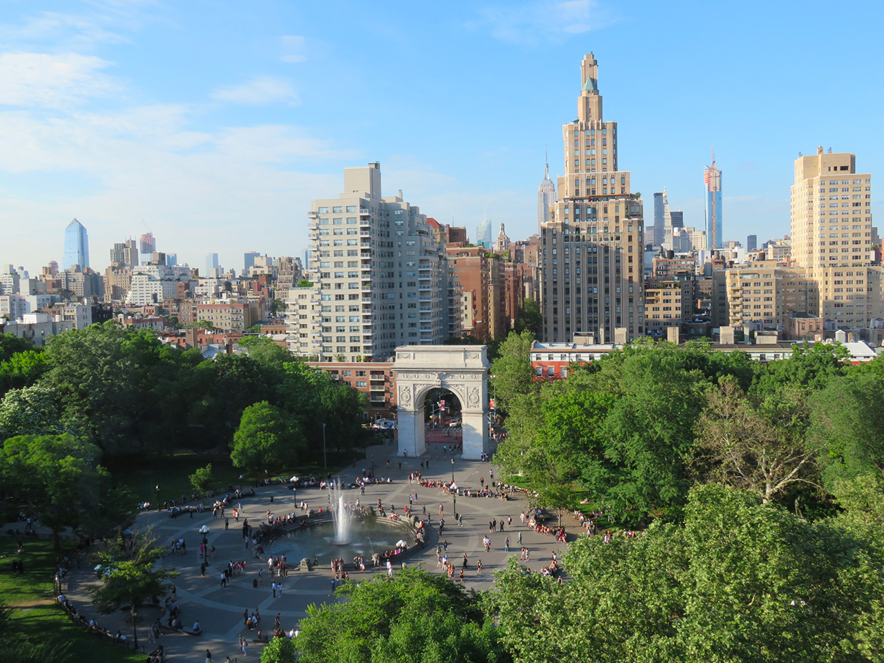 Washington Square Park,
Credit Photo Pamela V White via Flickr