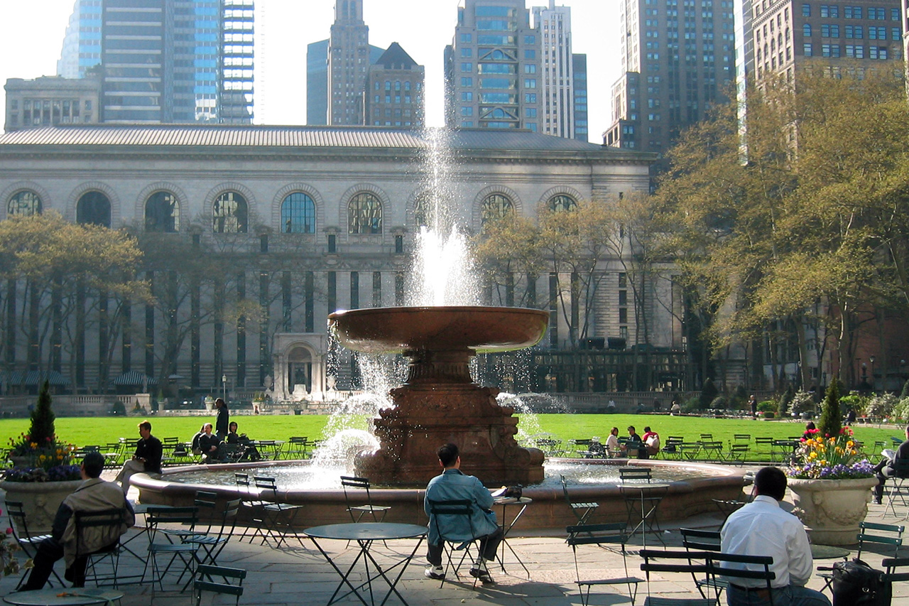 Bryant Park Public Library New York
Credit Photo Wally Gobetz via Flickr