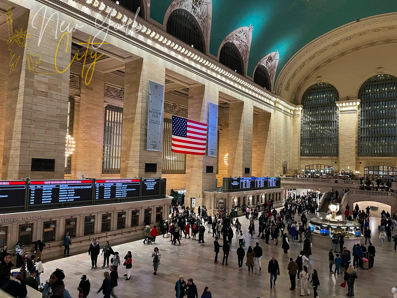 Grand Central Terminal New York panneau affichage